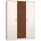 Шкаф для одежды трехдверный "Тиволи" - Латте (лак)