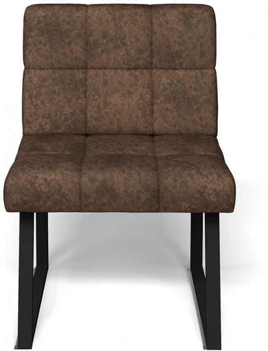 Кухонный диван Реал МД 660 Коньяк/Черный муар