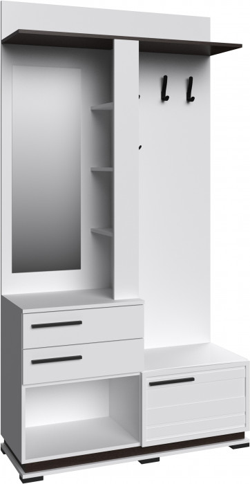 Модена Центральная секция МЦС-30, Белый/венге