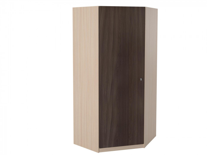 Шкаф угловой Дуб молочный/Дуб Шамони