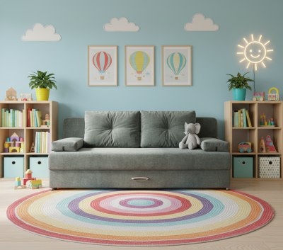 Диван-еврокнижка Амстердам Мини люкс, 150, велюр серый