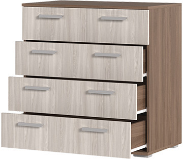 Комод К-6 шимо темный/шимо светлый