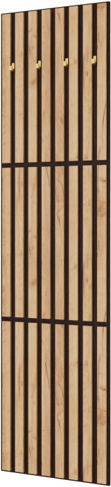 Модульная прихожая Кано, набор 4, Венге/Крафт золотой