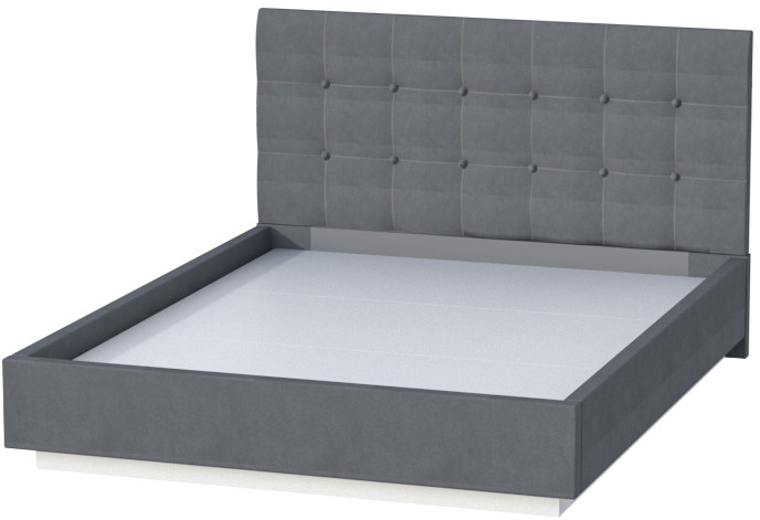 Кровать "Квадрат" арт.004 с настилом ЛДСП, 140х200 - Alysia 014