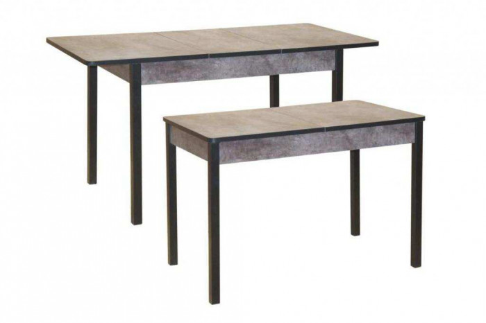 Стол обеденный Сканд Цемент темный