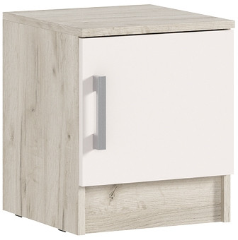 Прикроватная тумба Бася (комплект 2шт), Крафт серый/Кашемир