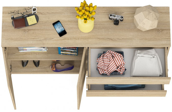 Мори Комод МК1600.1, дуб сонома