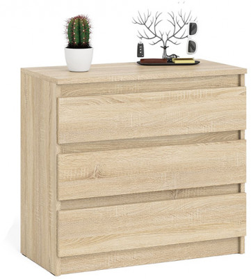 Мори Комод МК800.1, цвет дуб сонома, ШхГхВ 80,4х41х73 см.