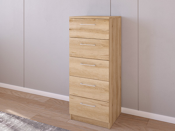 Комод 02/23 45х40х110 Эвок Прибрежный/Эвок прибрежный