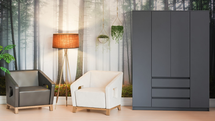 Мори Шкаф МШ1600.1, графит