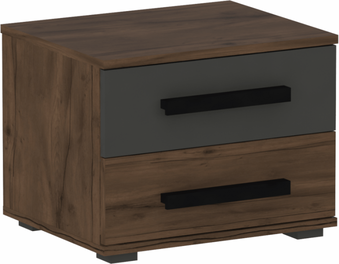Глазго Тумба прикроватная с двумя ящиками