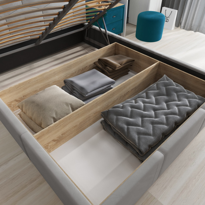 Манука Кровать интерьерная 160 коричневый, ПМ