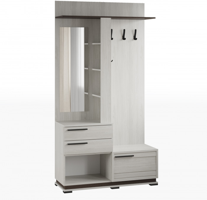 Модена Центральная секция МЦС-30, Ясень анкор светлый/венге