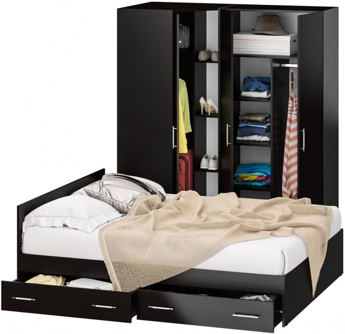 Спальня Стандарт 2-1600Я, венге