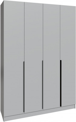 Шкаф Мадрид (1,6) без зеркала, Камень серый