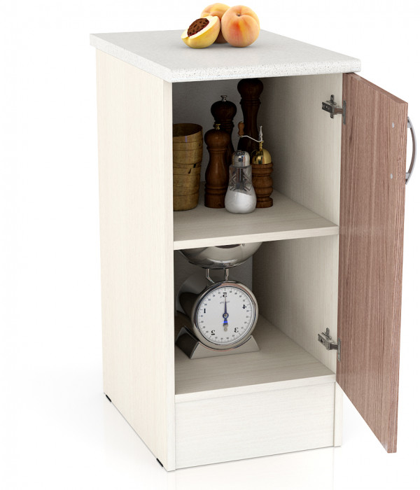 Кухня Мери ШН400 Стол 40 см., дуб/ясень шимо тёмный