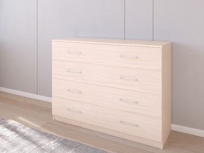 Комод 05/23 120х40х90 Дуб молочный/Дуб молочный