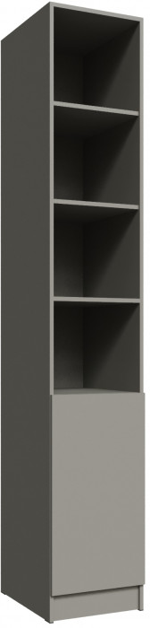 Стеллаж Мадрид (0,4) с дверкой, Мокко