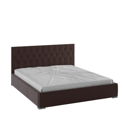 Октавия Кровать интерьерная 180 коричневый ромб, ПМ