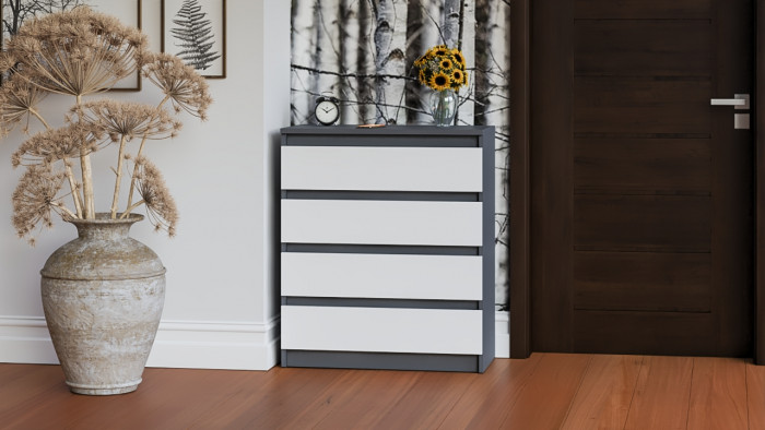 Мори Комод МК700.5, графит/белый