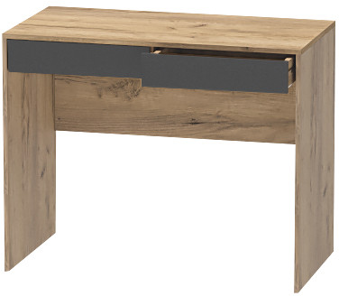 Столик туалетный "Иннэс-7", Крафт золотой/Графит