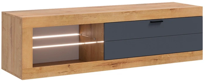 Прага Модульная Гостиная, вариант №5, вотан/Графит