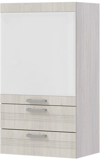 АМЕЛИЯ Шкаф навесной АН-03 МДФ 600х1076х400 вяз каньон/анкор