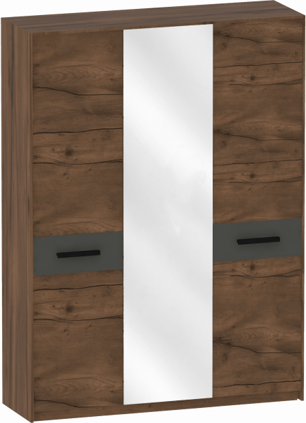 Глазго Шкаф трёхдверный