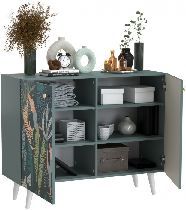 Либера Комод-тумба 16.230.01, пасифай/белый