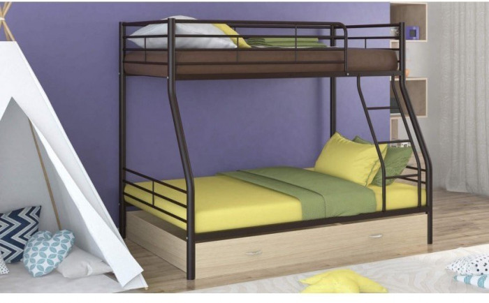 Двухъярусная кровать Гранада-2Я (Венге, Слоновая кость)