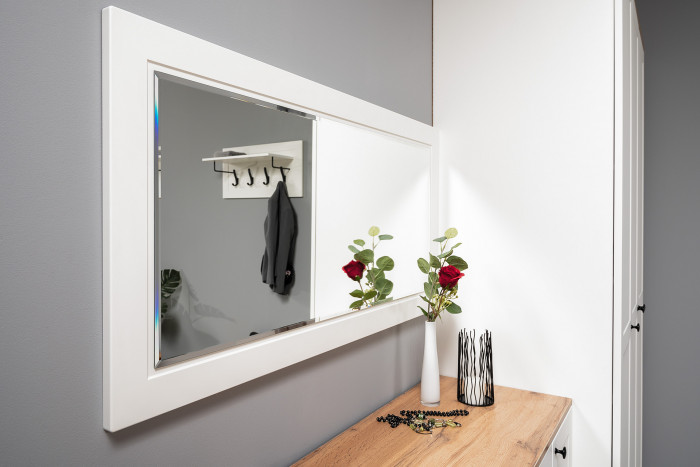 Остин 17.03 Зеркало, белый шагрень