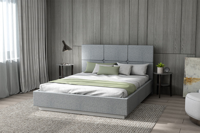 Кровать Соната арт.004 с настилом ЛДСП, 160х200 - Шерлок 993