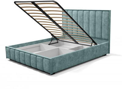 Кровать с подъемным механизмом Мирабель КР-16 (1,6м), Шарли бриз
