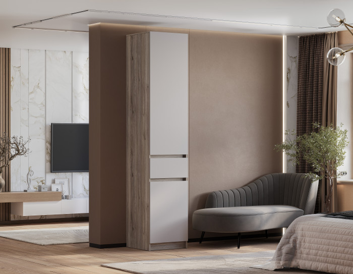 Пенал "Багира" ПН-01 Дуб смоки/Кашемир