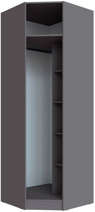 Шкаф Мадрид, композиция 20, Графит серый/Белый