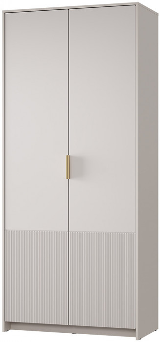 Шкаф 2-х створчатый "Пандора" ШК-04 Кашемир/МФ03 с антресолью