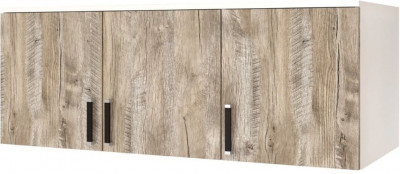 Лагуна Антресоль для шкафа белый/дуб юкон