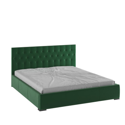 Рио Кровать интерьерная 180 изумруд квадрат, ПМ