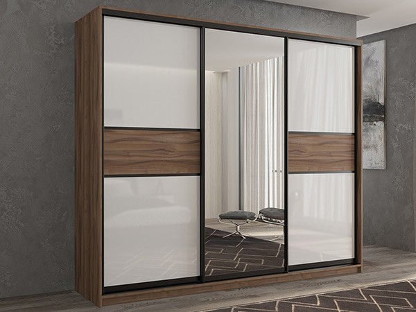 Шкаф-купе Кааппи 10 Орех Тьеполло 180х45х230 см