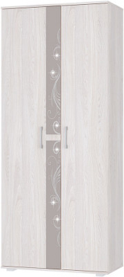 Гостиная "Флоренция" шкаф ясень белый