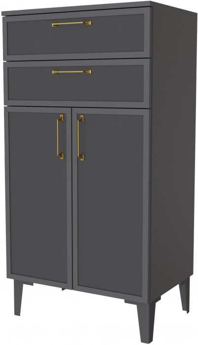 Толедо Тумба с ящиком ТТ-30 графит серый