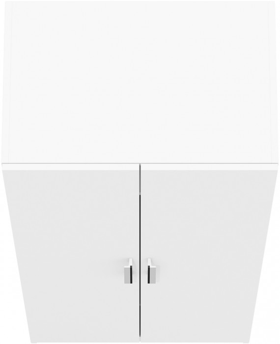 Шкаф С-МД-СК9Ш к компьютерному столу С-МД-СК9, цвет белый шагрень, ШхГхВ 70х45х160 см.