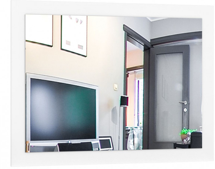 Муссон 13.198 Шкаф двухстворчатый + 13.97 Комод + Зеркало СВК, белый/дуб эндгрейн элегантный