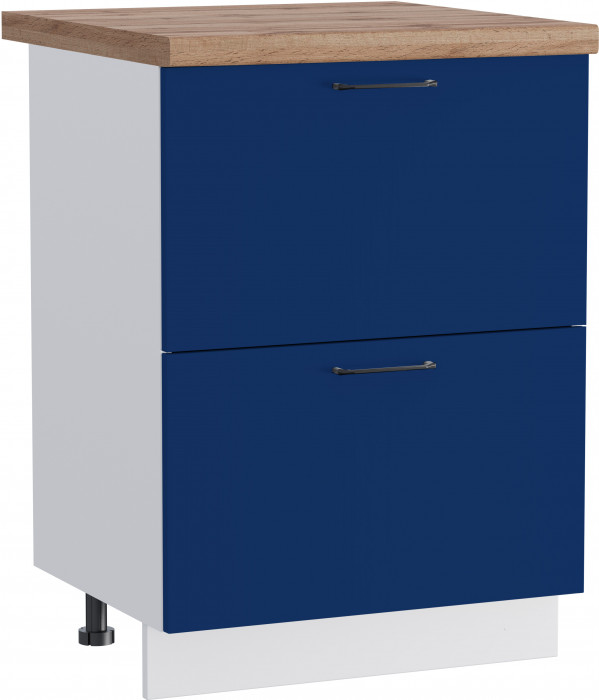 КГ ШН2Я 600 + внутр.ящ 600 Ежевика/Белый гладкий Арника РМ