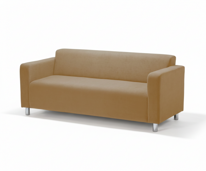 Диван прямой Томи, 200х78х75 см, велюр, бежевый