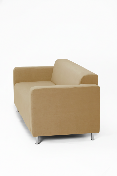 Диван прямой Томи, 200х78х75 см, велюр, бежевый