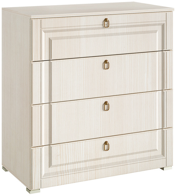 Комод "Престиж-1" с 4 ящиками - Сандал светлый