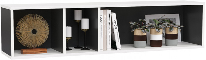 Сидней 15.57 Полка, белый/чёрный