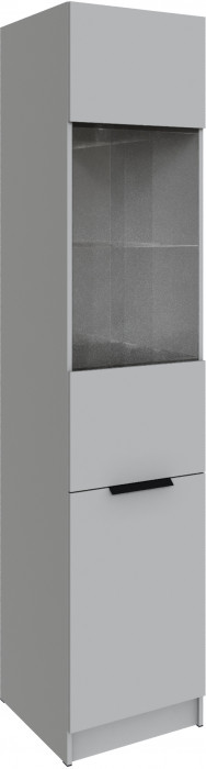 Шкаф Мадрид (0,5) с 2 фасадами, Камень серый