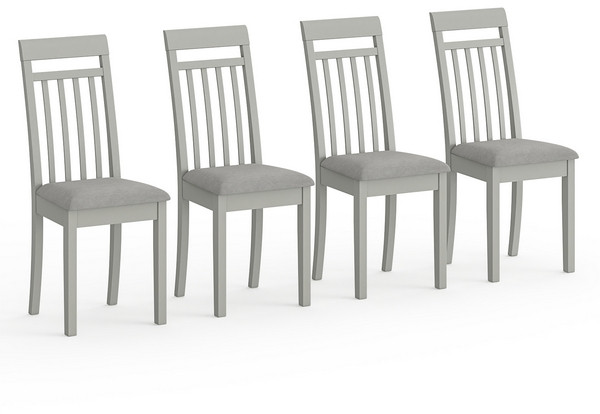 Четыре стула Мебель--24 Гольф-11 разборных, серый